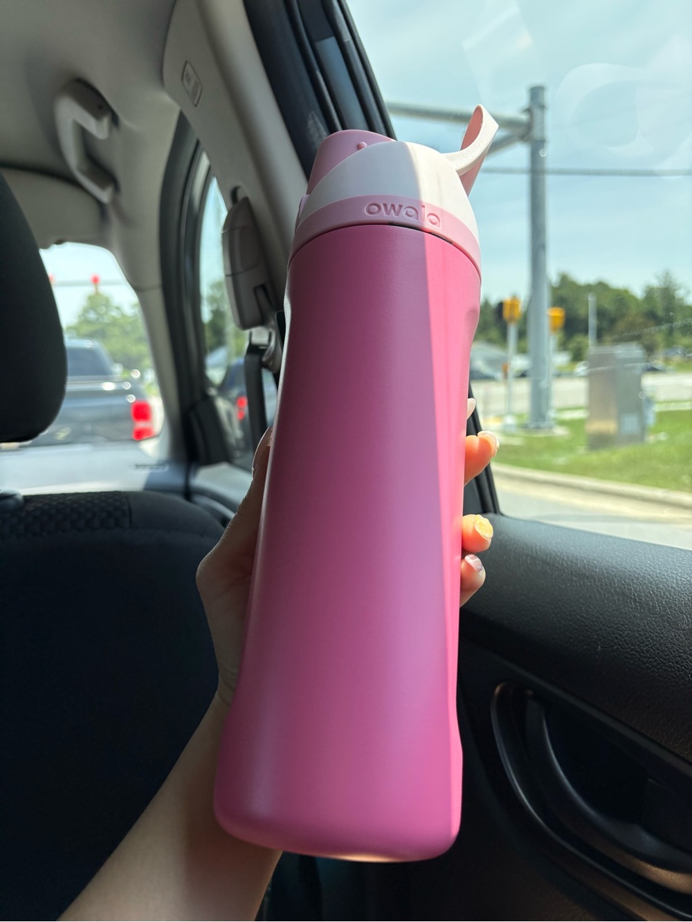 Starbucks Pink Owala FreeSip Stainless Tumbler - Picture 3 of 3